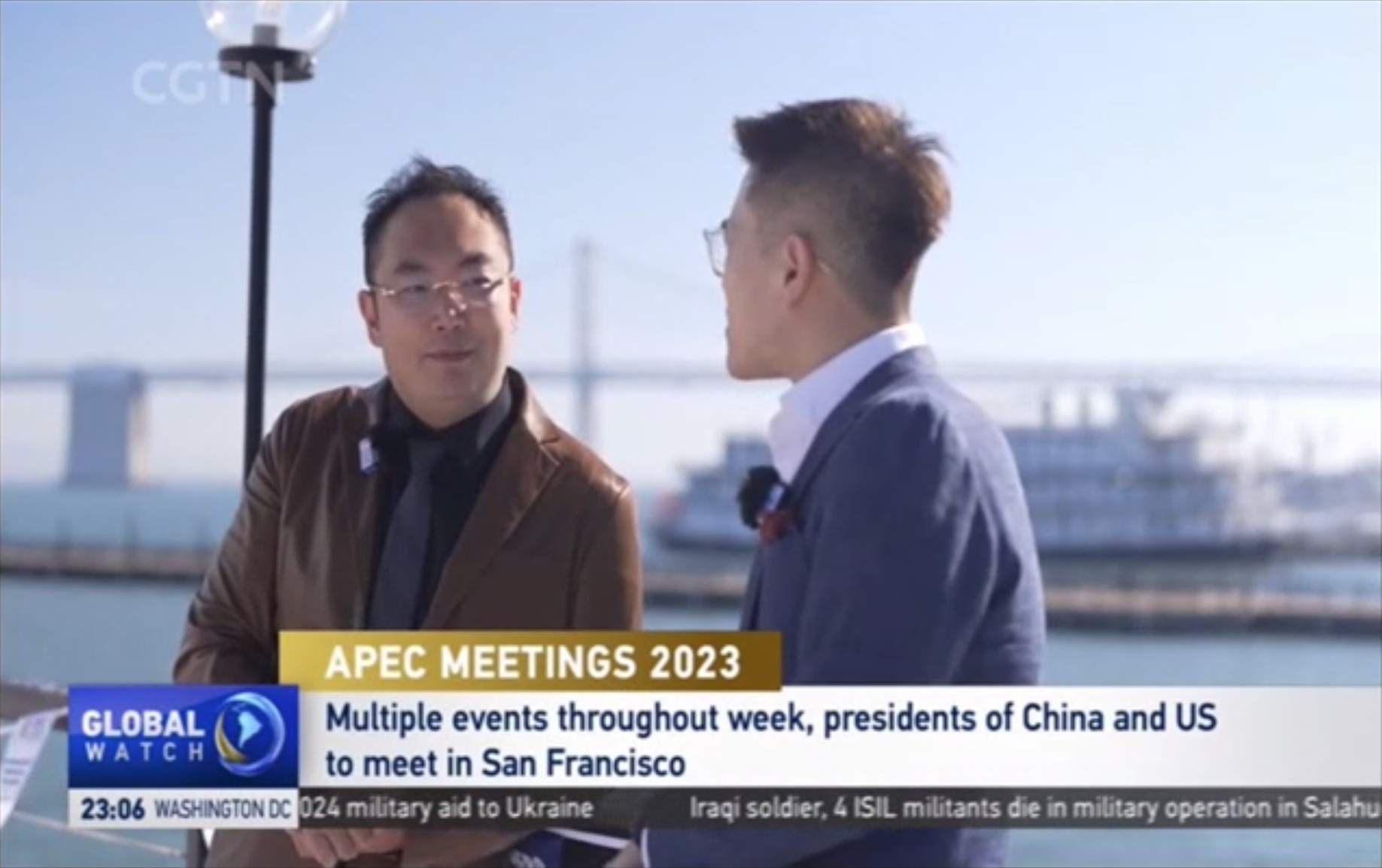 APEC籌委會聯合主席徐鵬接受CGTN采訪
